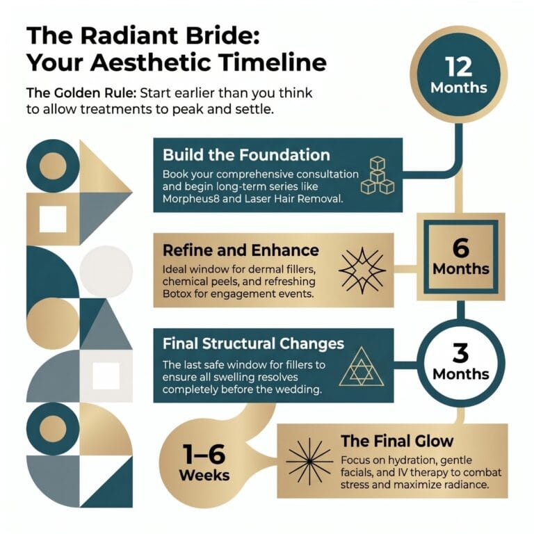 The Tacoma Bride’s Aesthetic Timeline: What to Book, When to Book It, and What to Expect at a Medical Spa